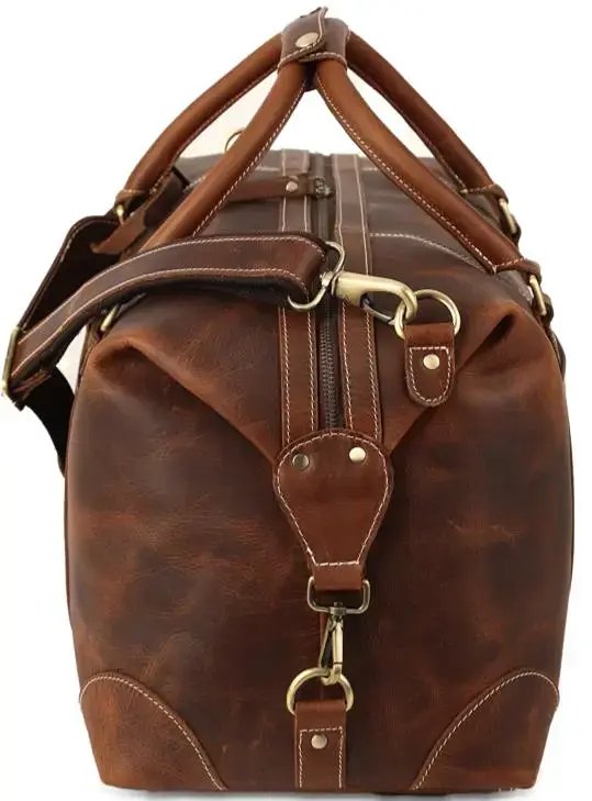 Leather Duffle Bag - Image 2