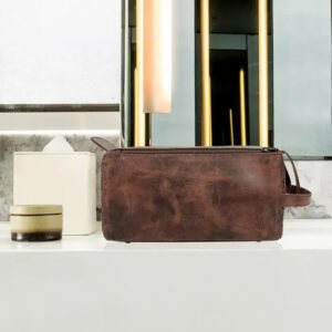 Leather Toiletry Bag